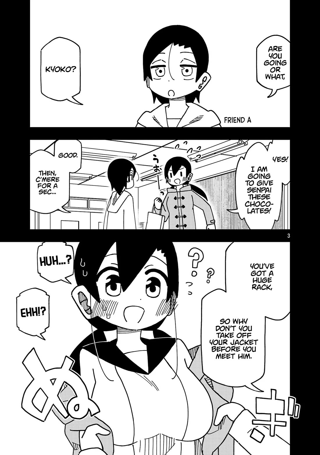 Kawaii Kouhai ni Iwasaretai Chapter 122 page 3 - Chapter 122: I want to give him true love chocolates