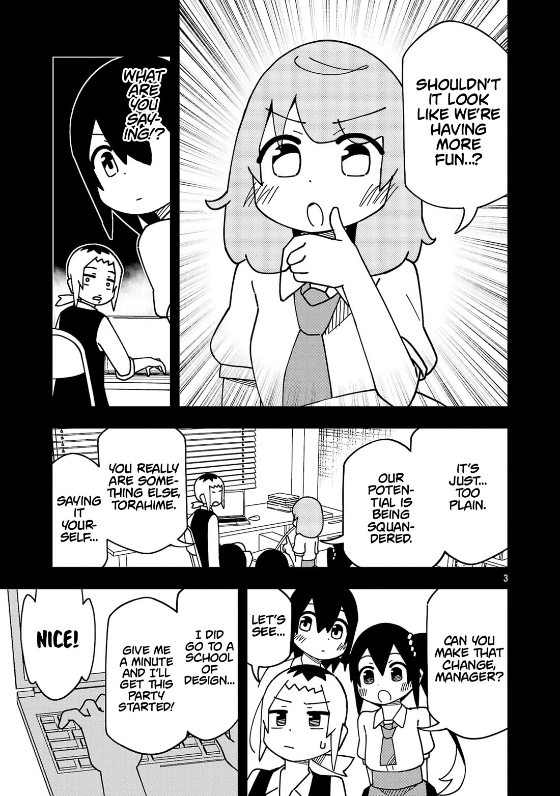 Kawaii Kouhai ni Iwasaretai Chapter 124 page 3 - Chapter 124: I want to make a poster