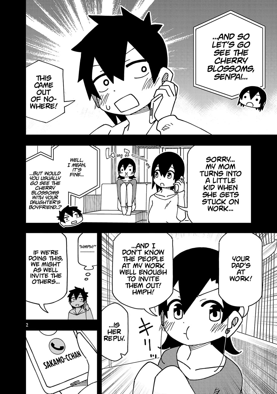 Kawaii Kouhai ni Iwasaretai Chapter 126 page 2 - Chapter 126: I want to be surrounded by cherry blossoms with everyone