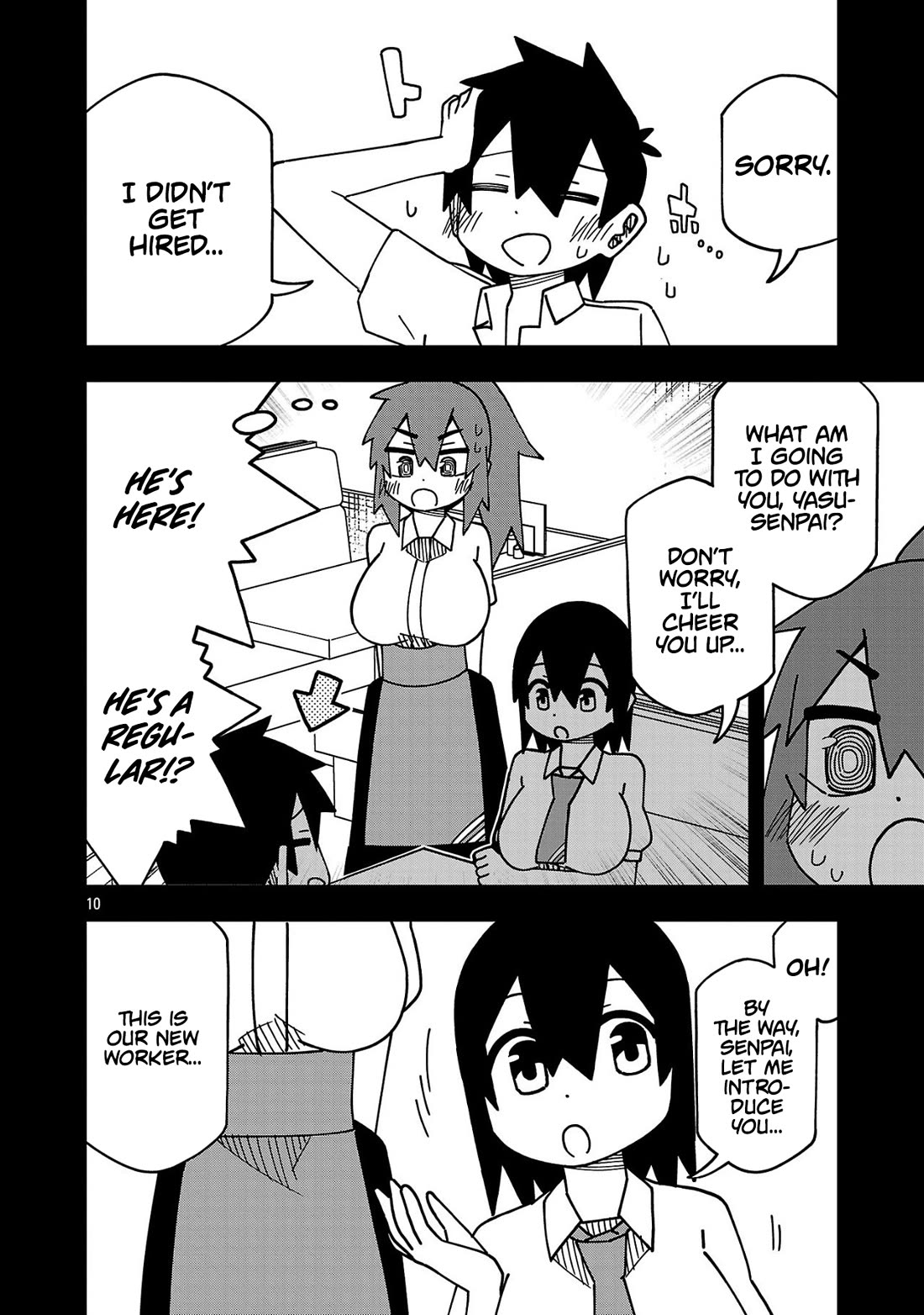 Kawaii Kouhai ni Iwasaretai Chapter 129 page 10 - Chapter 129: I want to ace the interview