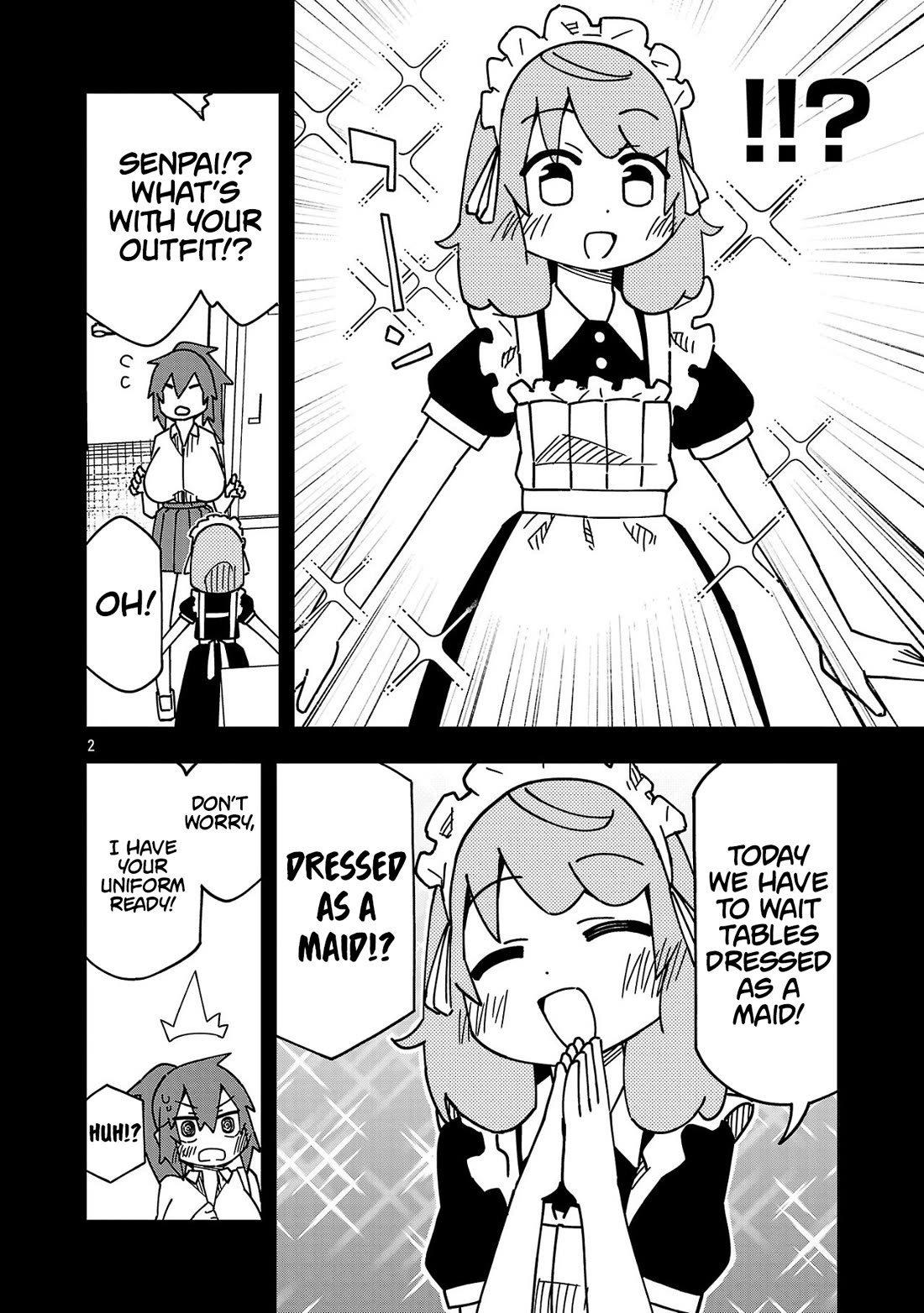 Kawaii Kouhai ni Iwasaretai Chapter 136 page 2 - Chapter 136: I want to wait tables as a maid