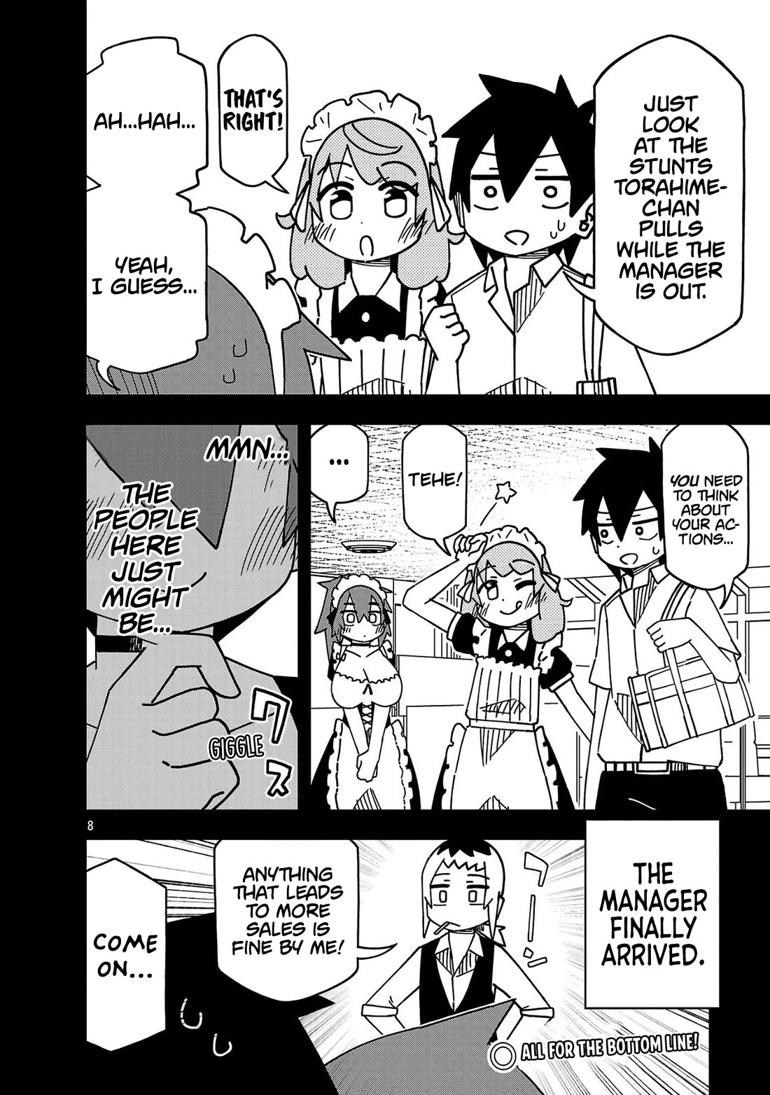 Kawaii Kouhai ni Iwasaretai Chapter 136 page 8 - Chapter 136: I want to wait tables as a maid