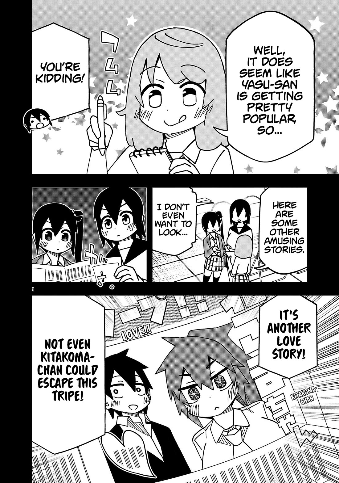 Kawaii Kouhai ni Iwasaretai Chapter 140 page 6 - Chapter 140: I want to write the Torahime Newspaper