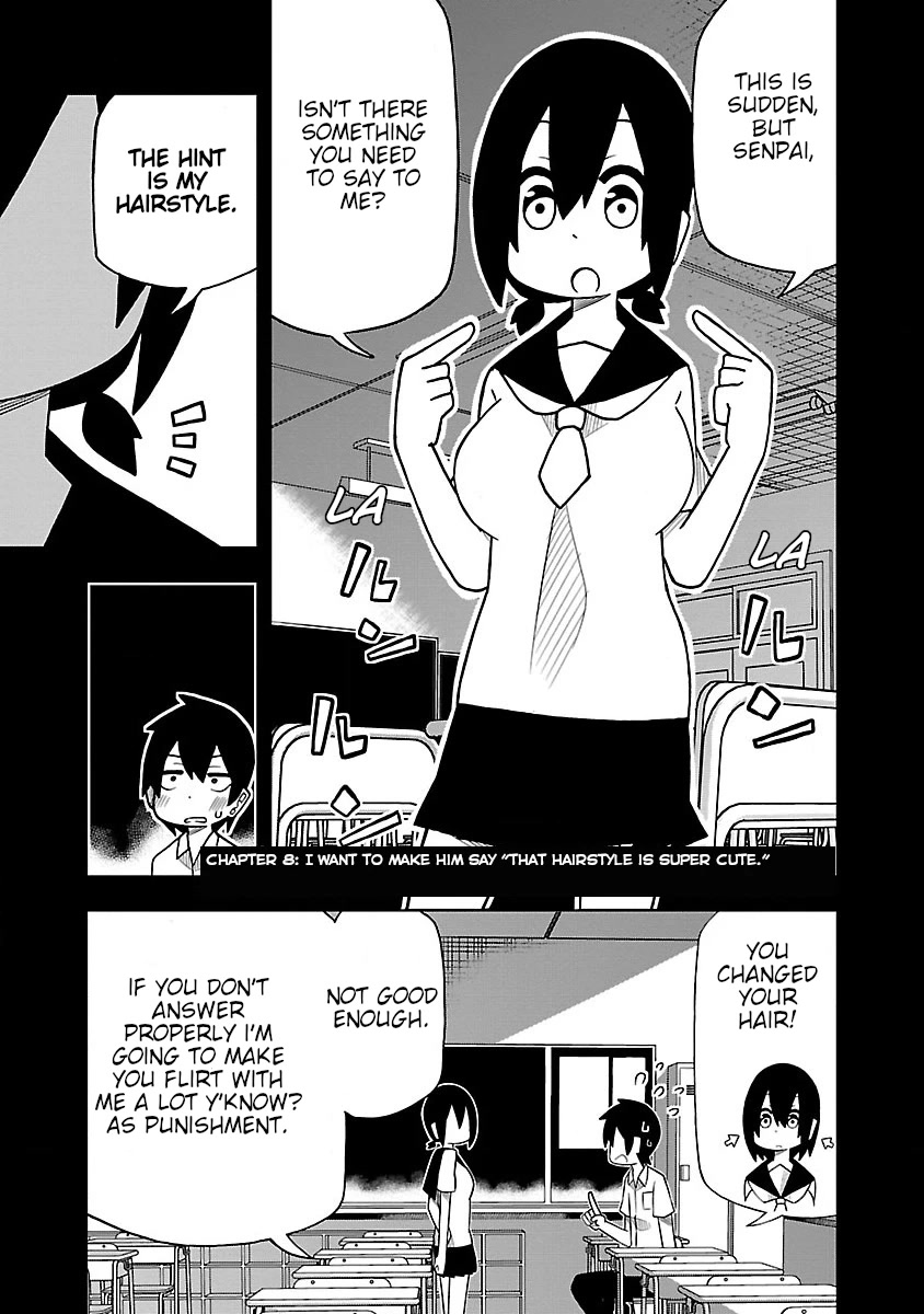 Kawaii Kouhai ni Iwasaretai Chapter 30 page 1 - Chapter 30: I want to make him say "That hairstyle is super cute."