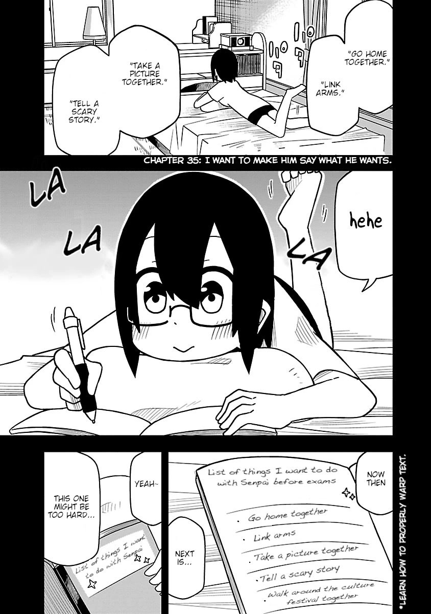 Kawaii Kouhai ni Iwasaretai Chapter 35 page 1 - Chapter 35: I want to make him say what he wants.