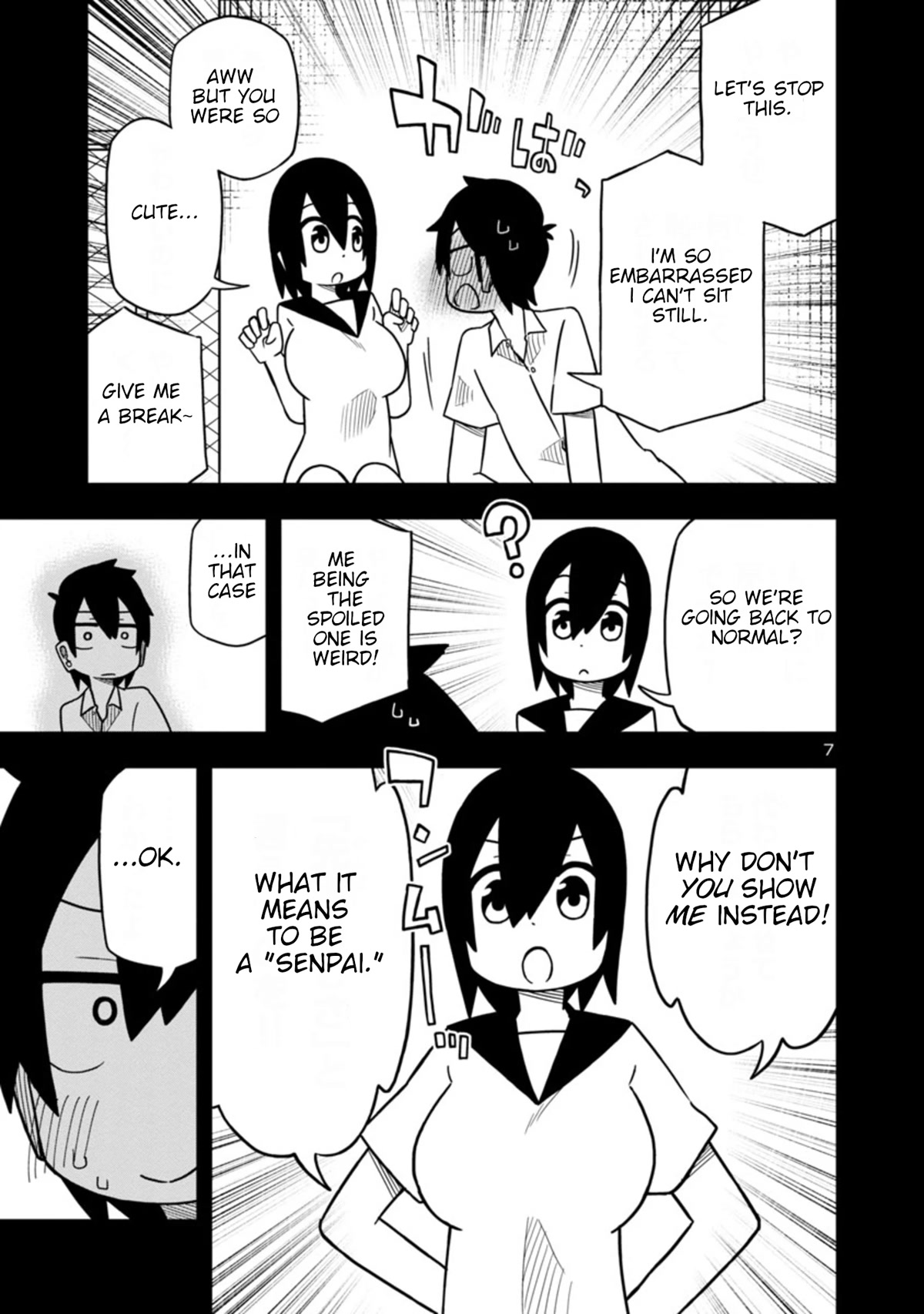 Kawaii Kouhai ni Iwasaretai Chapter 40 page 7 - Chapter 40: I want to make him say it politely.
