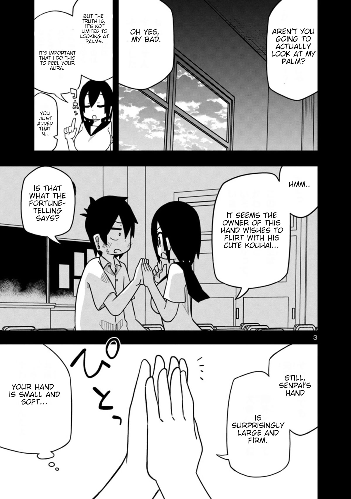 Kawaii Kouhai ni Iwasaretai Chapter 41 page 3 - Chapter 41: I want to make him improve his love fortune.