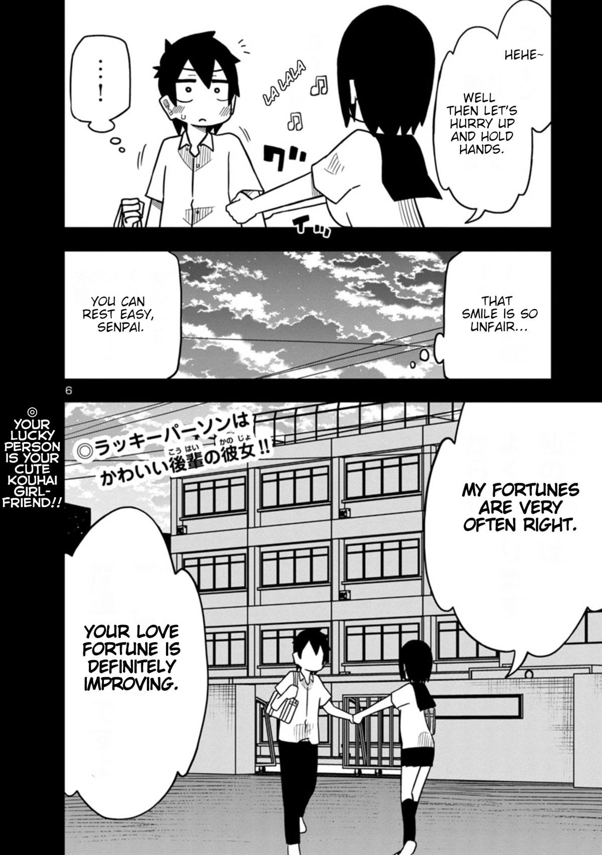 Kawaii Kouhai ni Iwasaretai Chapter 41 page 6 - Chapter 41: I want to make him improve his love fortune.