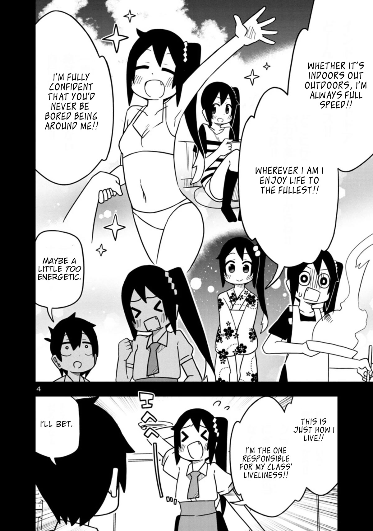 Kawaii Kouhai ni Iwasaretai Chapter 42 page 4 - Chapter 42: She wants to make him say "with Moriyama."