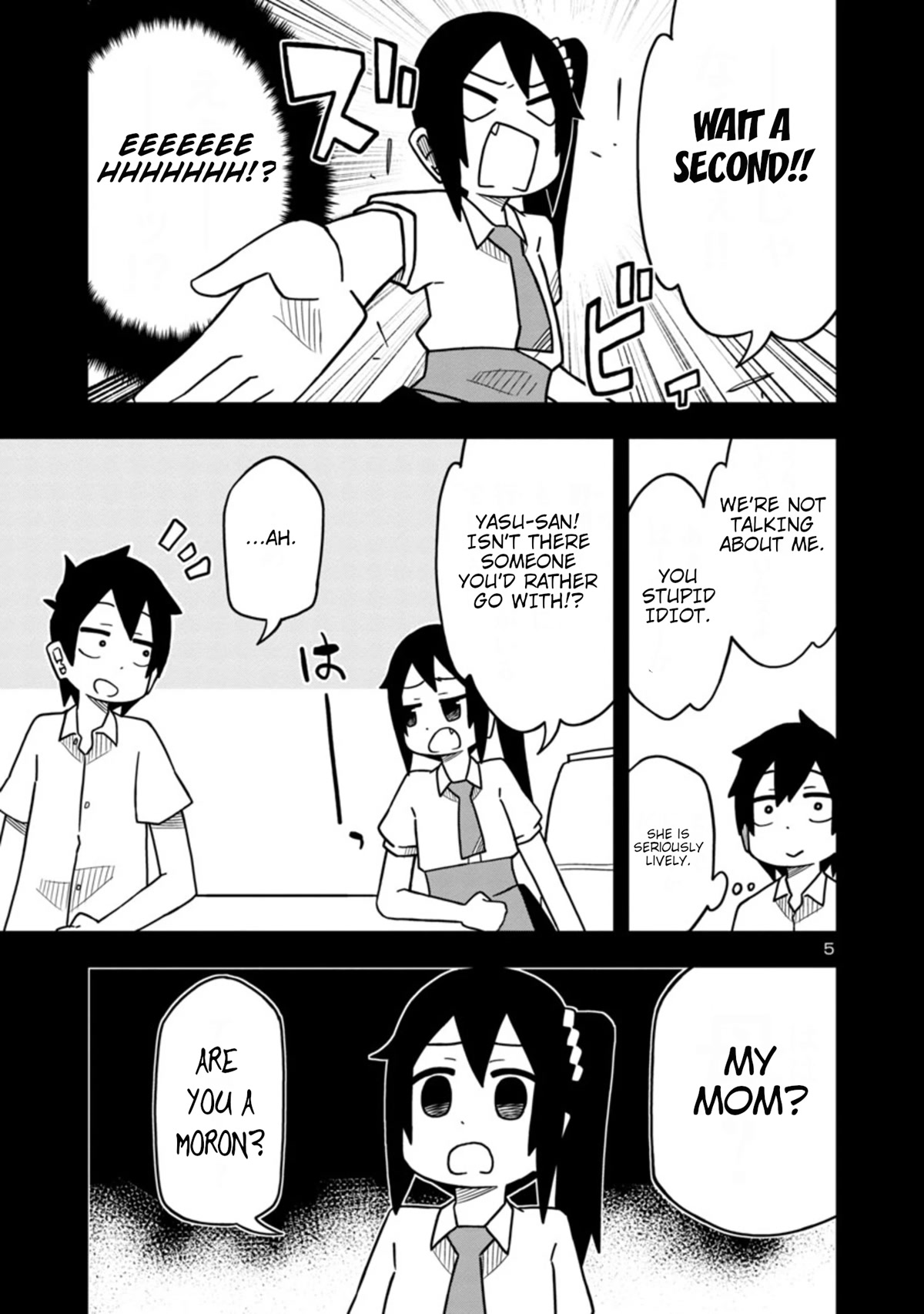Kawaii Kouhai ni Iwasaretai Chapter 42 page 5 - Chapter 42: She wants to make him say "with Moriyama."