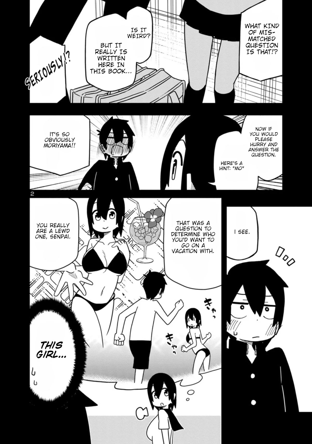 Kawaii Kouhai ni Iwasaretai Chapter 45 page 2 - Chapter 45: I want to make him take a psychological test.