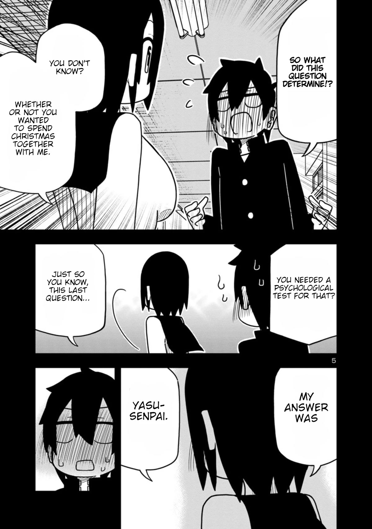 Kawaii Kouhai ni Iwasaretai Chapter 45 page 5 - Chapter 45: I want to make him take a psychological test.