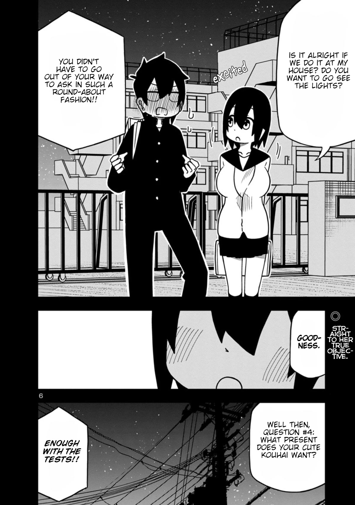 Kawaii Kouhai ni Iwasaretai Chapter 45 page 6 - Chapter 45: I want to make him take a psychological test.