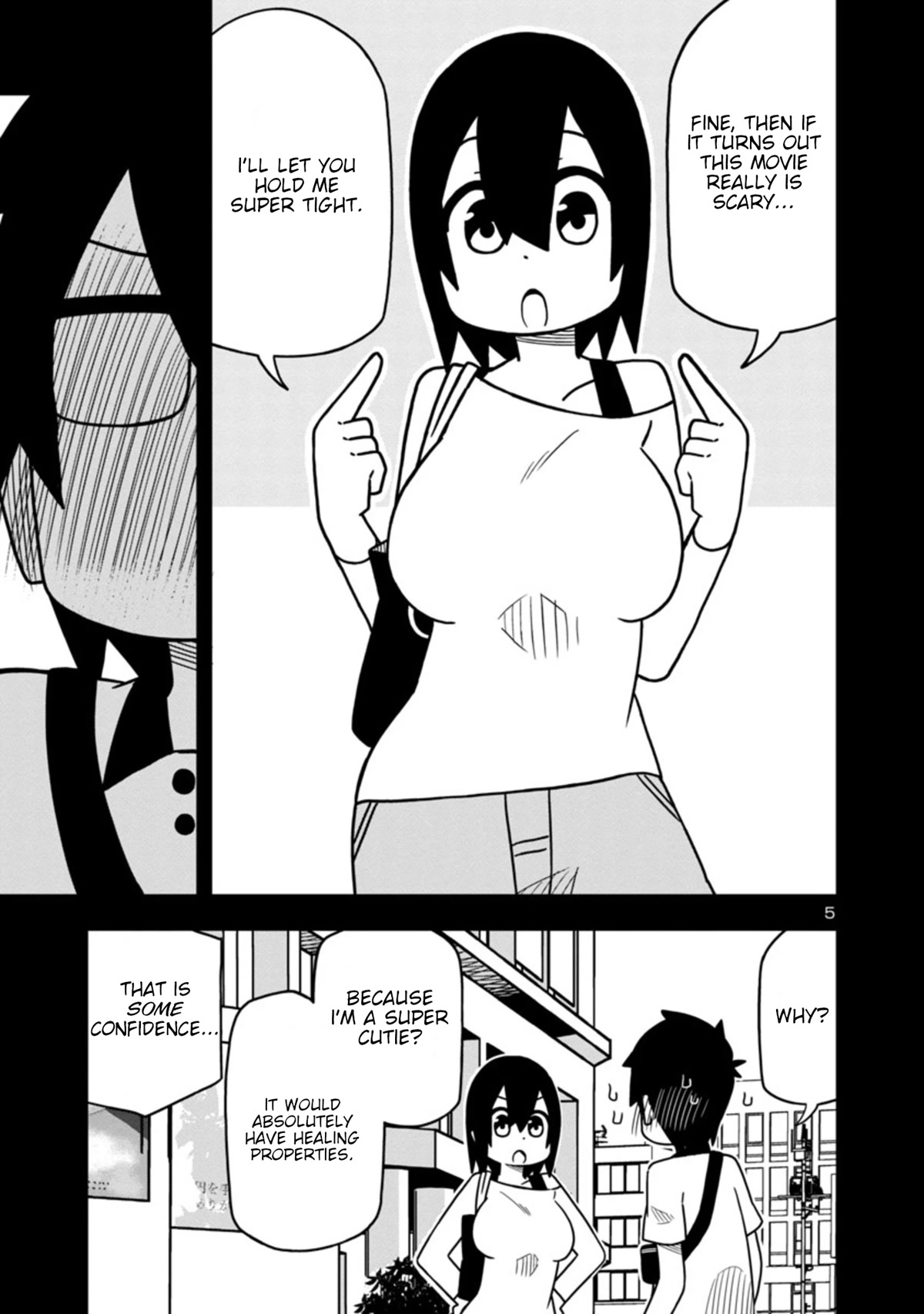 Kawaii Kouhai ni Iwasaretai Chapter 47 page 5 - Chapter 47: I want to make him say he'll watch a horror movie.