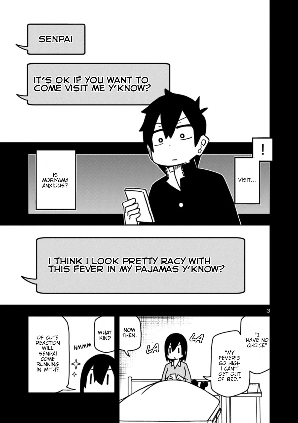 Kawaii Kouhai ni Iwasaretai Chapter 48 page 3 - Chapter 48: I want to make him say "I can't wipe you!"