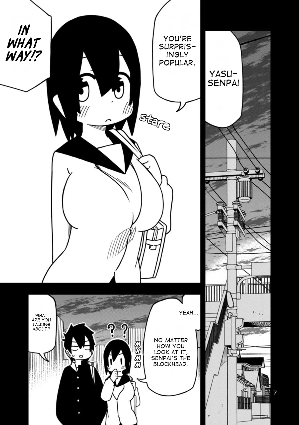 Kawaii Kouhai ni Iwasaretai Chapter 50 page 7 - Chapter 50: I want to tell her about Yasu's charms.