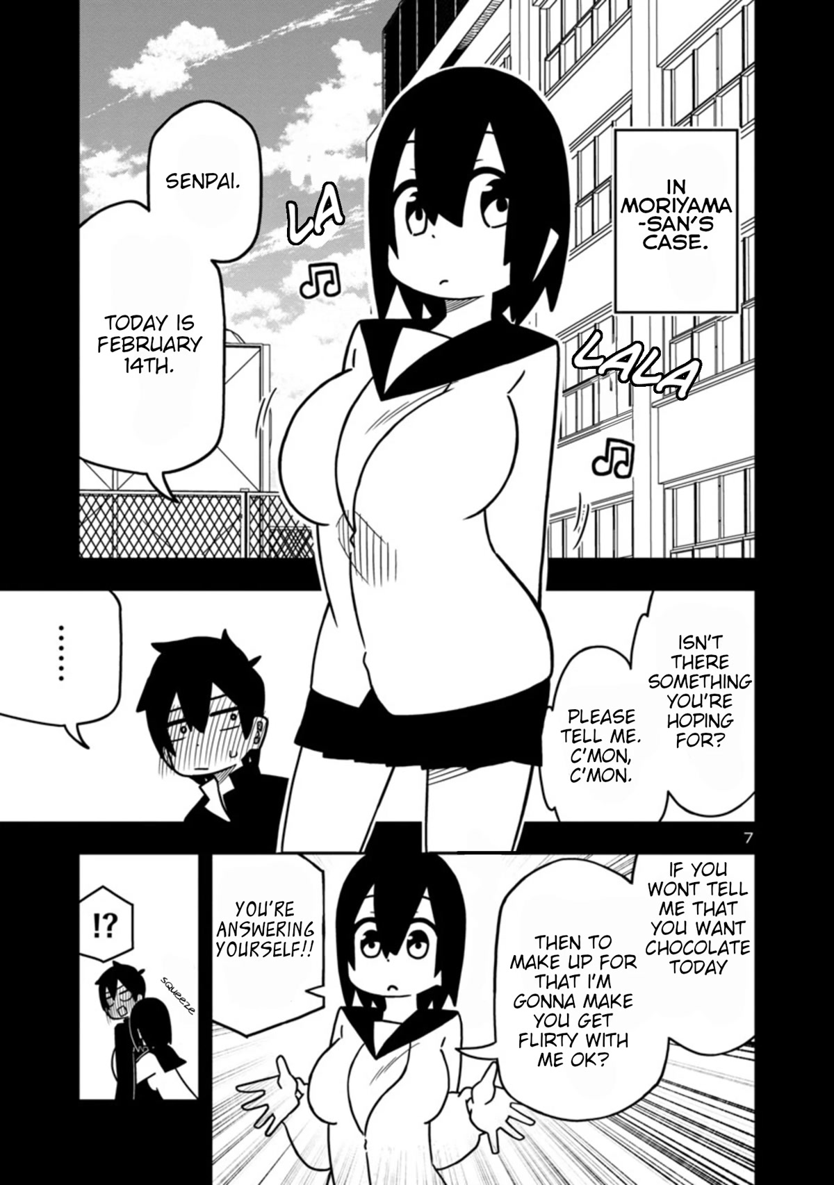 Kawaii Kouhai ni Iwasaretai Chapter 58.5 page 7 - Chapter 58.5: I want to make him say he wants chocolate.