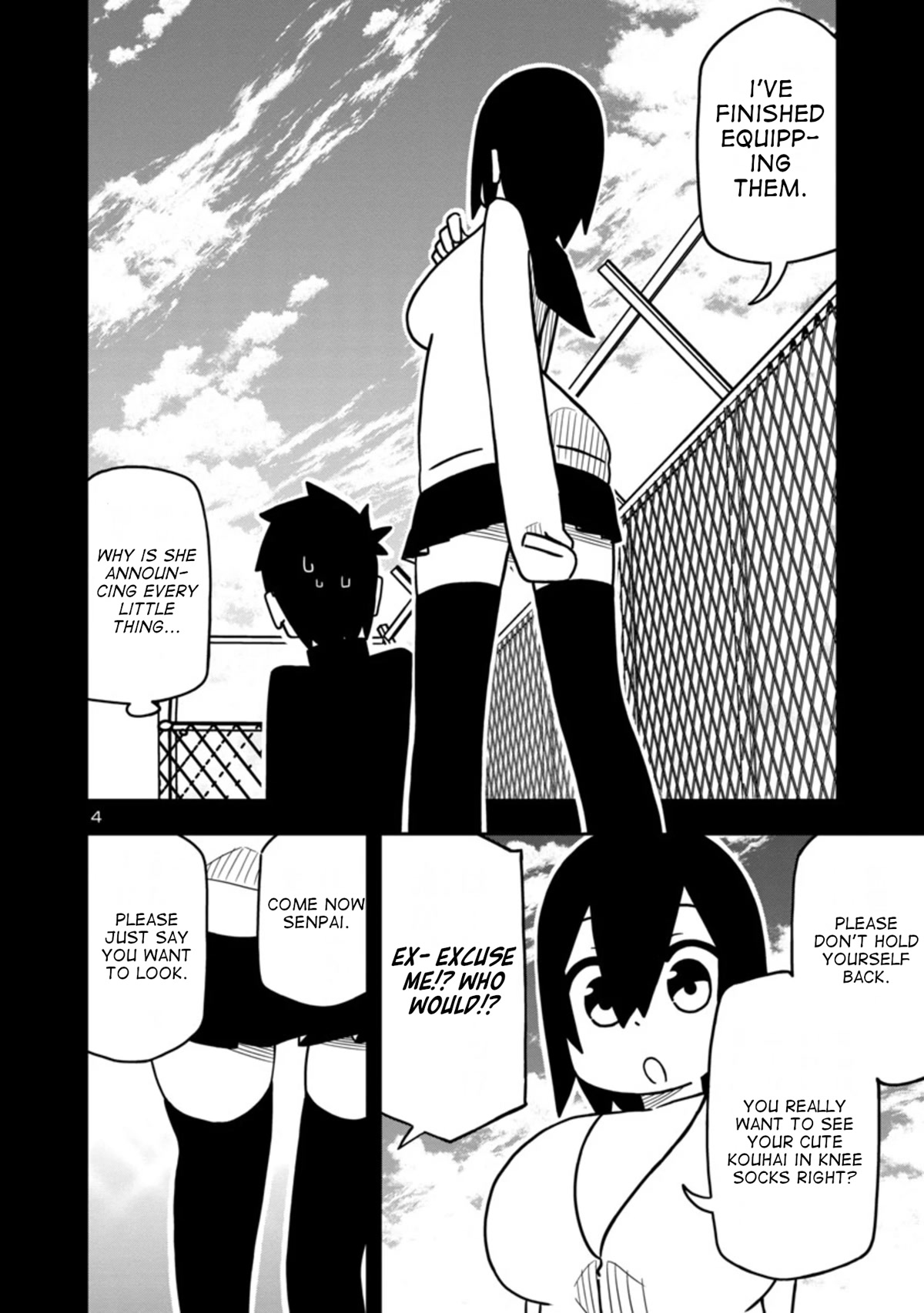 Kawaii Kouhai ni Iwasaretai Chapter 58 page 4 - Chapter 58: I want to make him say that word over and over.