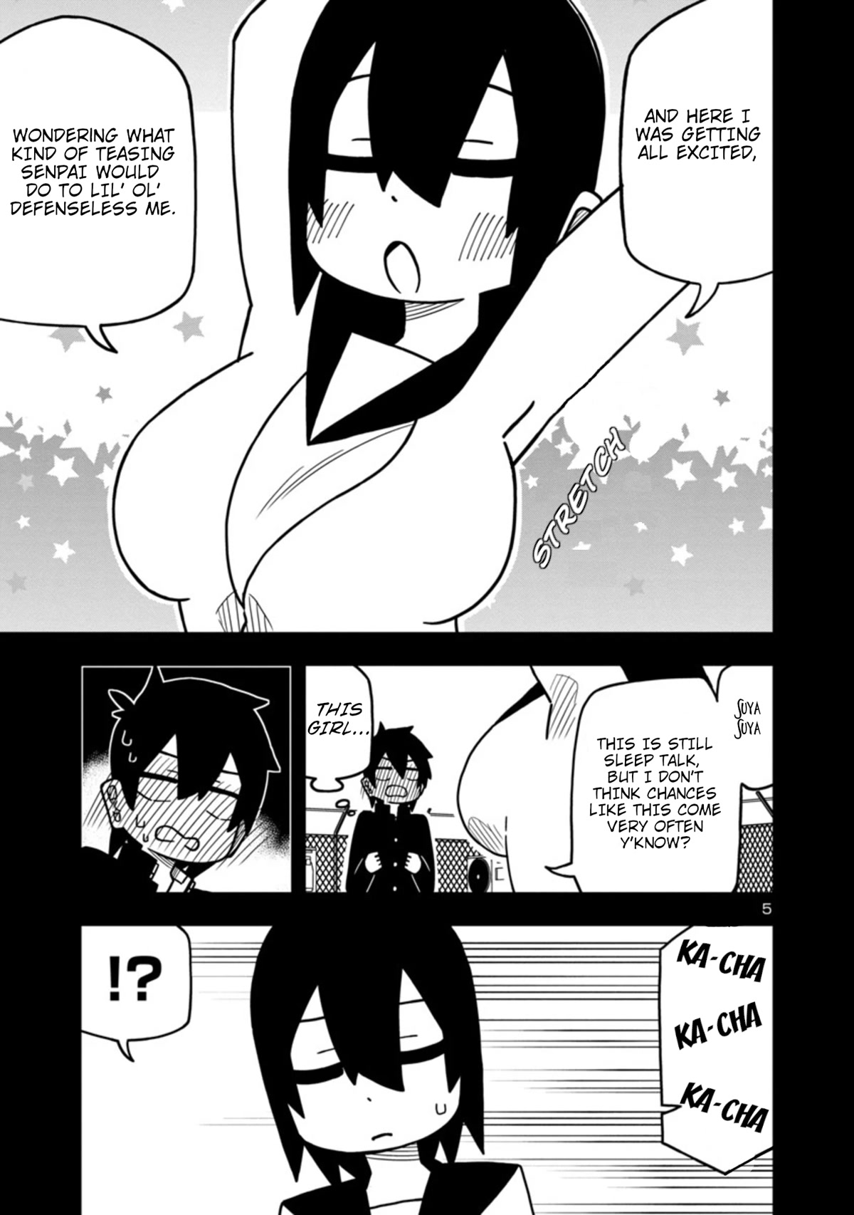 Kawaii Kouhai ni Iwasaretai Chapter 59 page 5 - Chapter 59: I want to deceive him by pretending to sleep