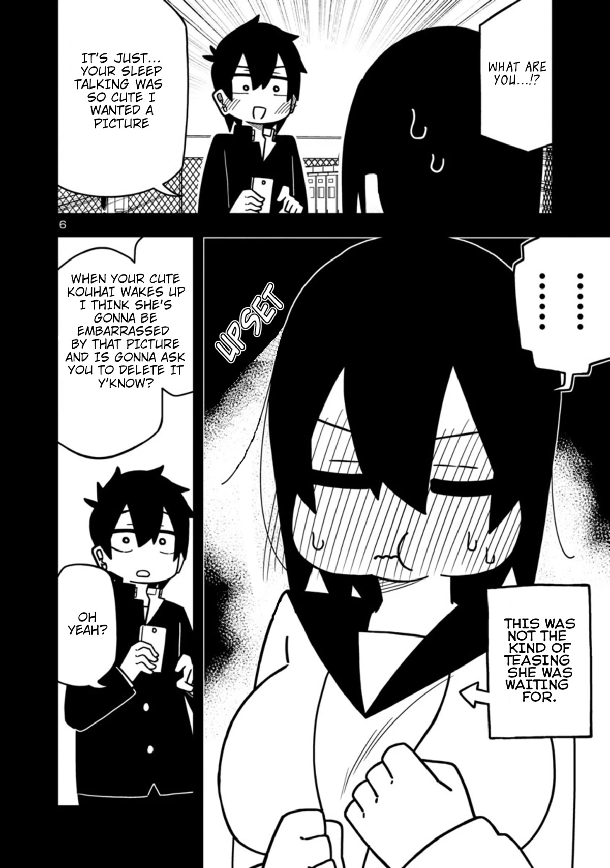 Kawaii Kouhai ni Iwasaretai Chapter 59 page 6 - Chapter 59: I want to deceive him by pretending to sleep