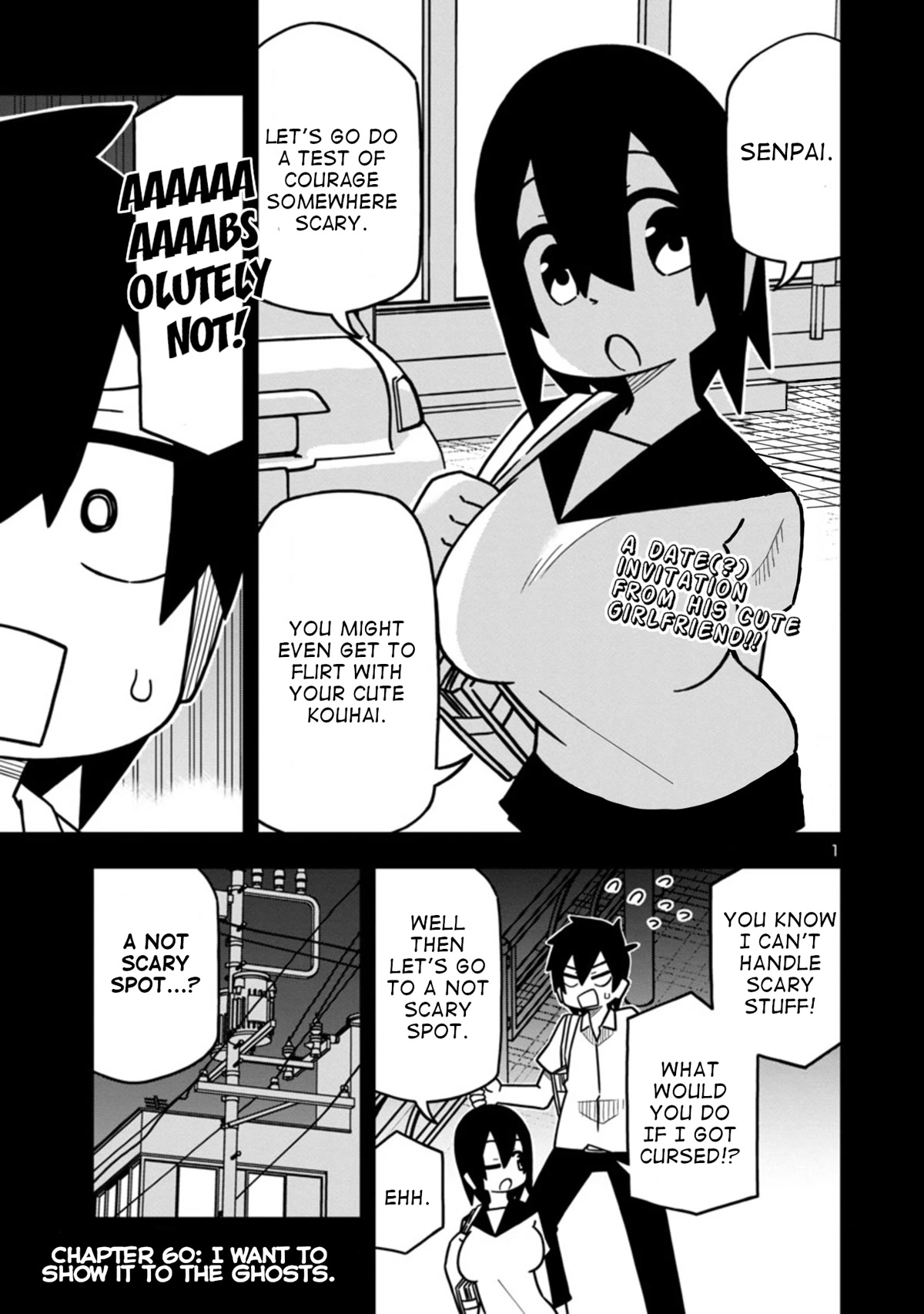 Kawaii Kouhai ni Iwasaretai Chapter 60 page 1 - Chapter 60: I want to show it to the ghosts.