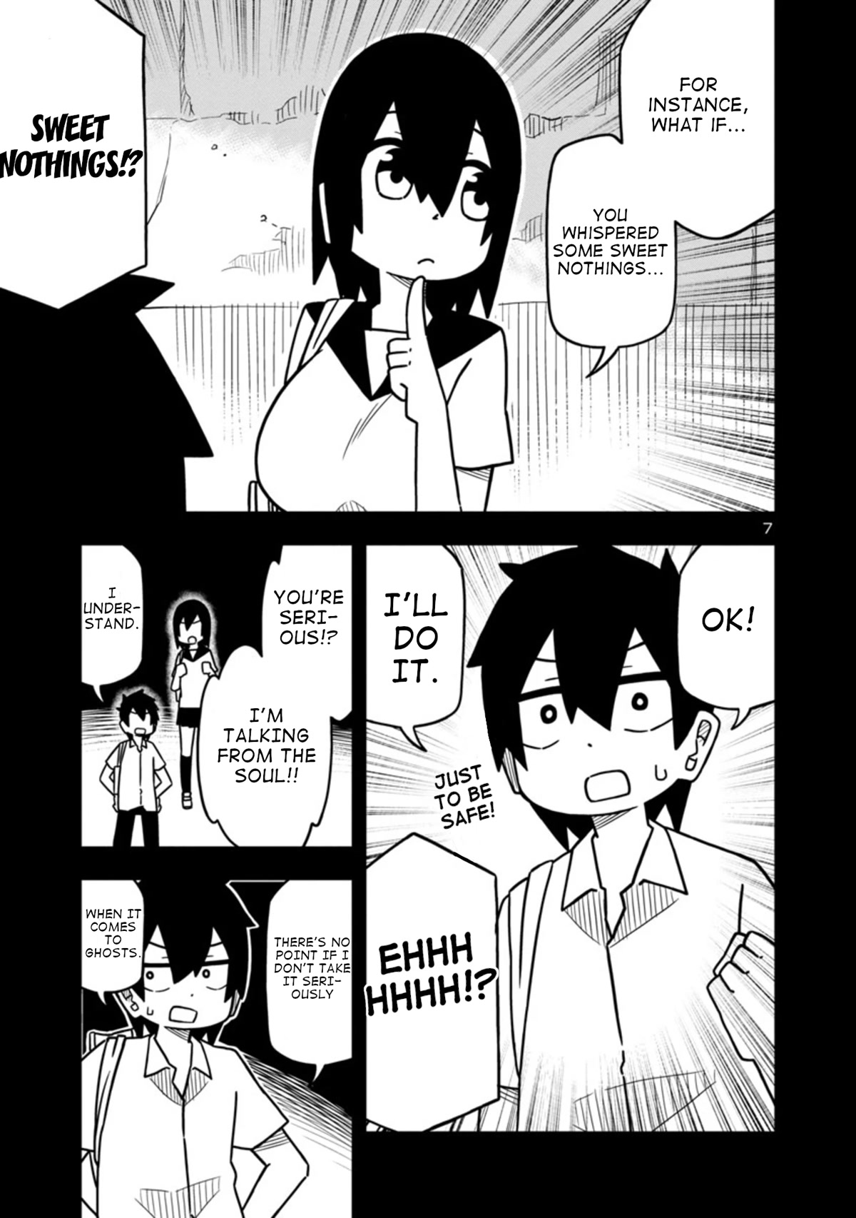 Kawaii Kouhai ni Iwasaretai Chapter 60 page 7 - Chapter 60: I want to show it to the ghosts.