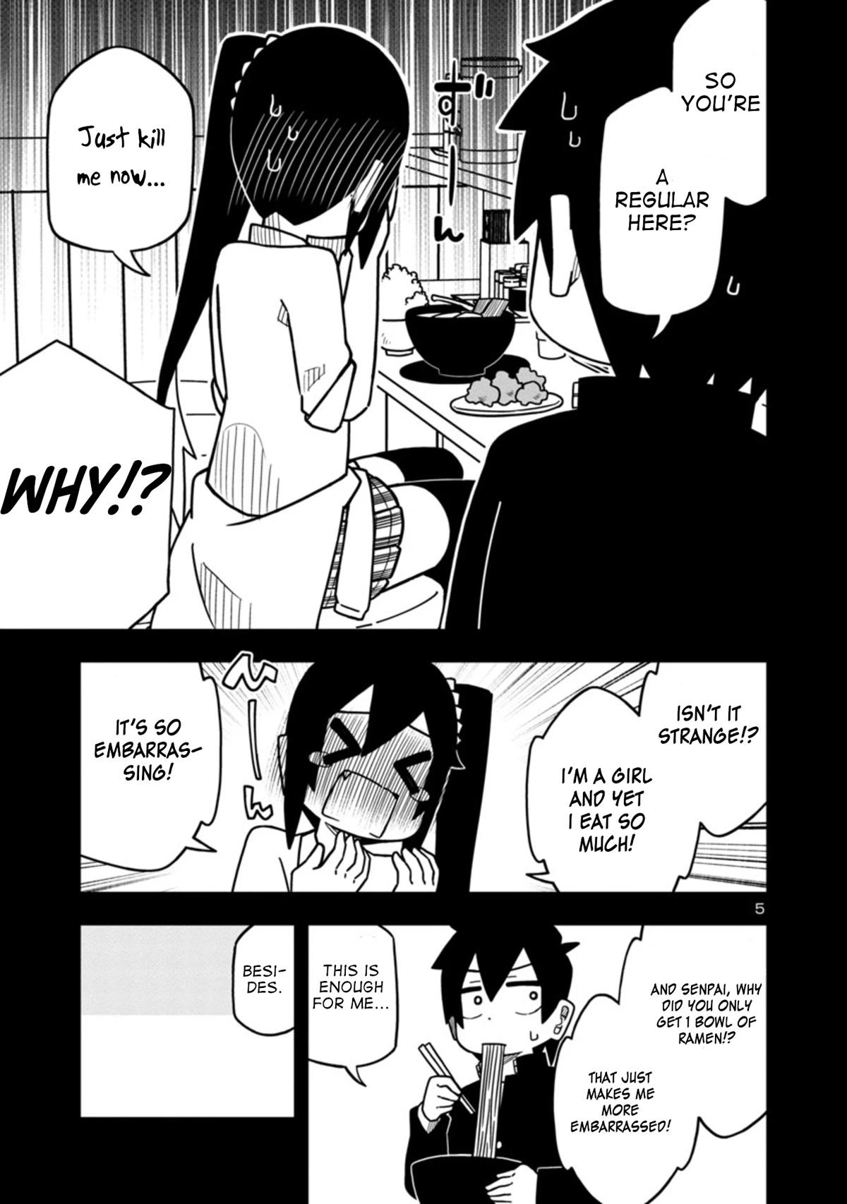 Kawaii Kouhai ni Iwasaretai Chapter 61 page 5 - Chapter 61: I don't want him to think I'm a glutton.