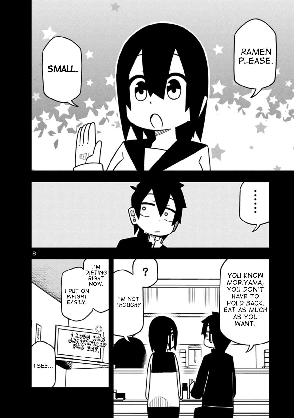 Kawaii Kouhai ni Iwasaretai Chapter 61 page 8 - Chapter 61: I don't want him to think I'm a glutton.