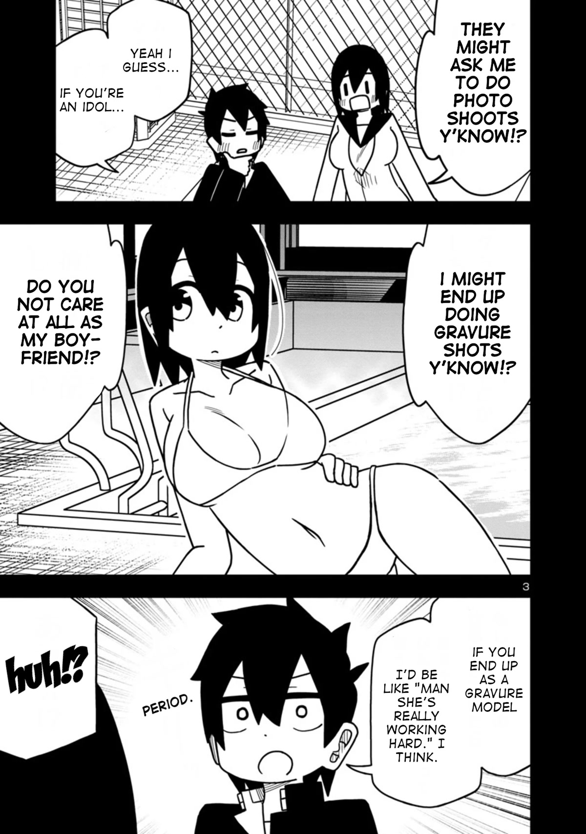Kawaii Kouhai ni Iwasaretai Chapter 63 page 3 - Chapter 63: I want to make him stop my showbiz debut.