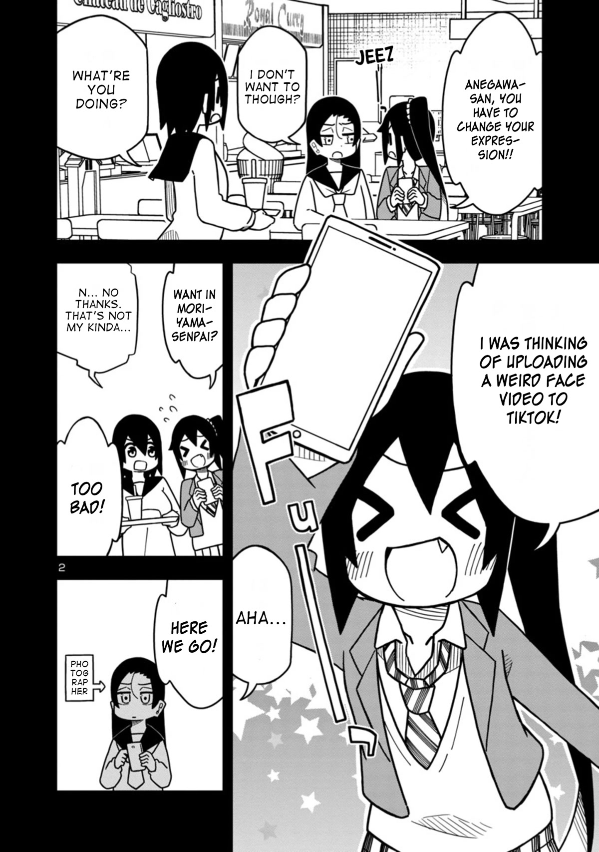 Kawaii Kouhai ni Iwasaretai Chapter 70 page 2 - Chapter 70: I want to make him laugh with a weird face.