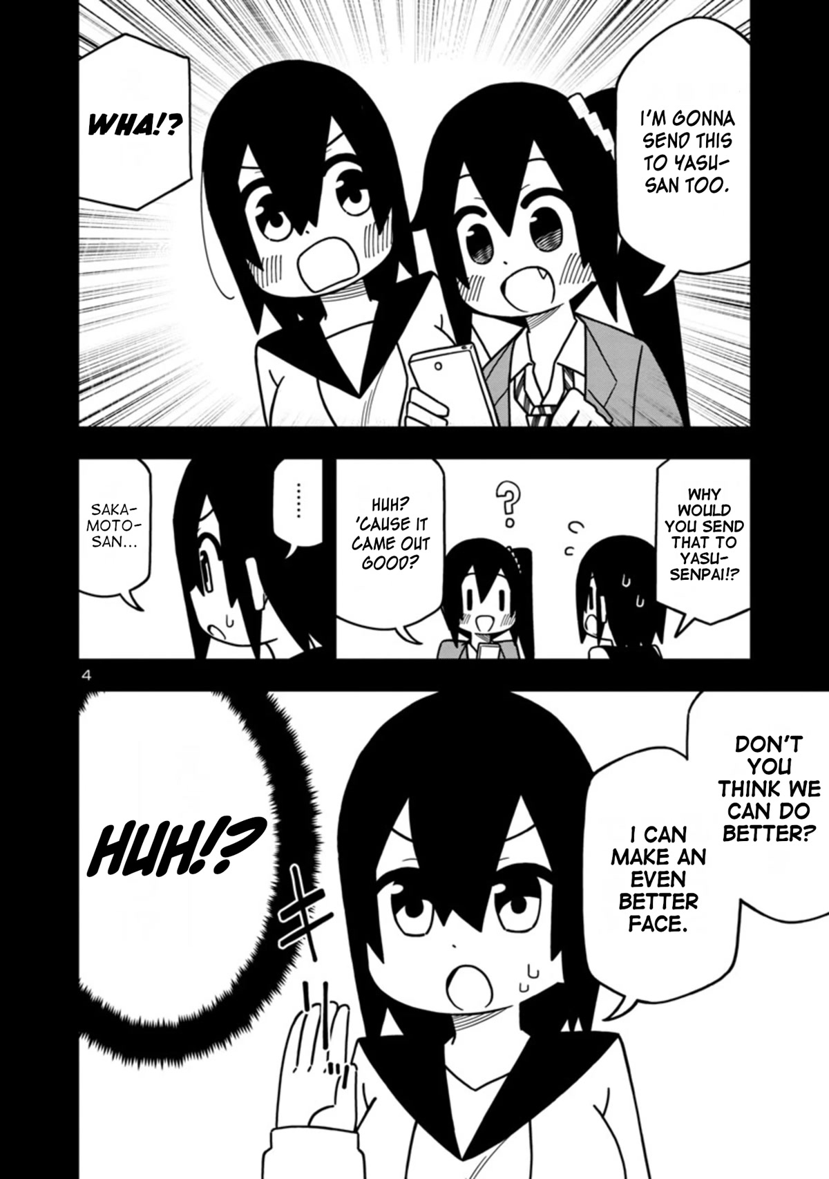 Kawaii Kouhai ni Iwasaretai Chapter 70 page 4 - Chapter 70: I want to make him laugh with a weird face.