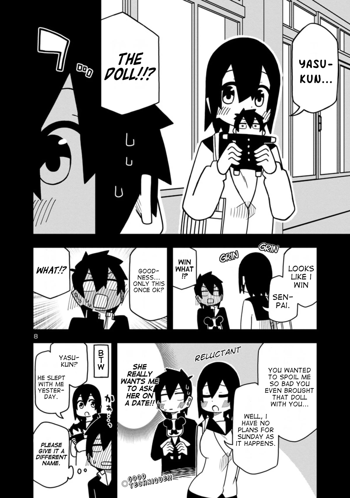Kawaii Kouhai ni Iwasaretai Chapter 71 page 8 - Chapter 71: I want him to spoil me over the doll.