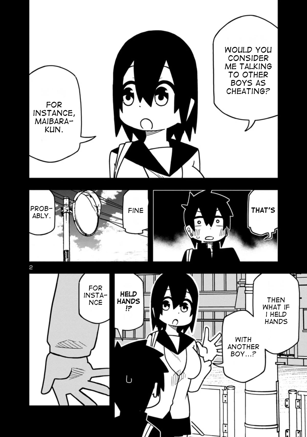Kawaii Kouhai ni Iwasaretai Chapter 74 page 2 - Chapter 74: I want to draw the line where it becomes cheating.