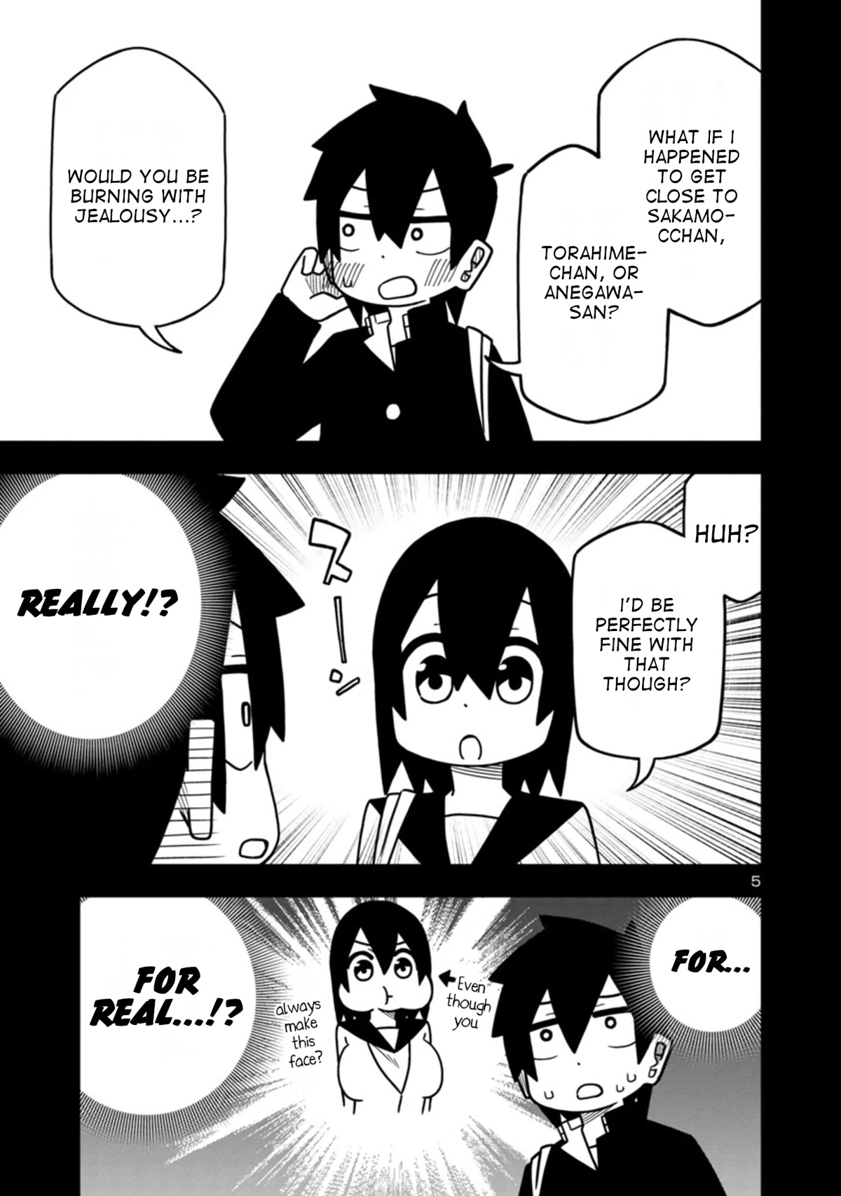 Kawaii Kouhai ni Iwasaretai Chapter 74 page 5 - Chapter 74: I want to draw the line where it becomes cheating.
