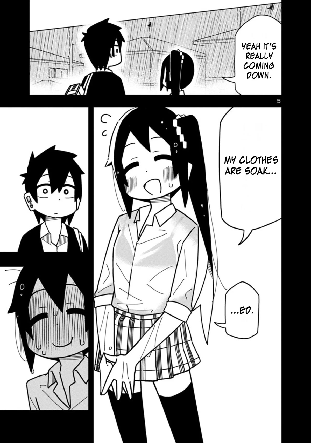 Kawaii Kouhai ni Iwasaretai Chapter 79 page 5 - Chapter 79: I want to hide it with the sound of the rain.