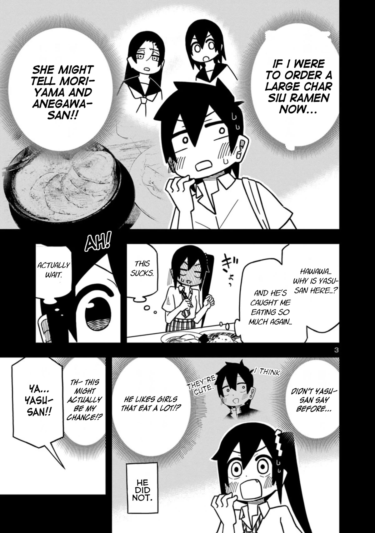 Kawaii Kouhai ni Iwasaretai Chapter 81 page 3 - Chapter 81: I want to show him how to chow down.