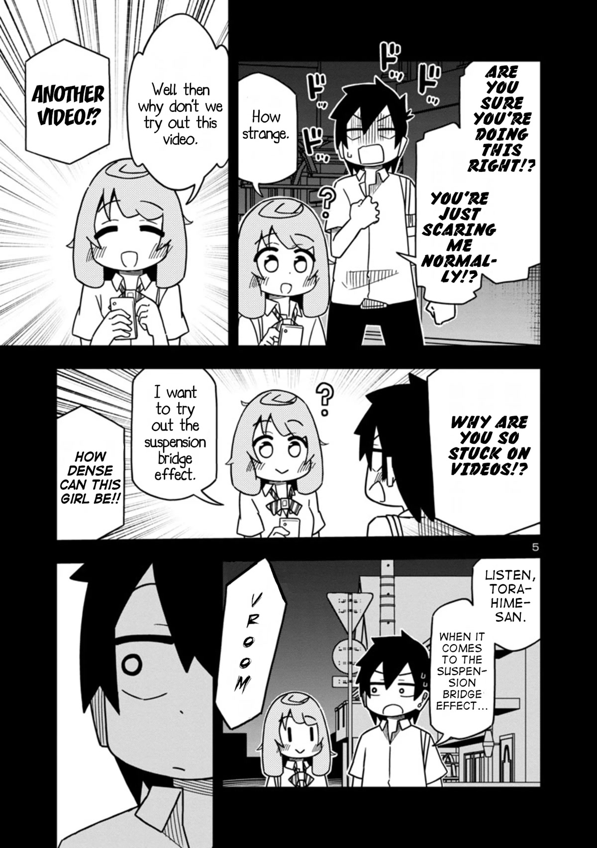 Kawaii Kouhai ni Iwasaretai Chapter 83 page 5 - Chapter 83: I want to test out the suspension bridge effect.