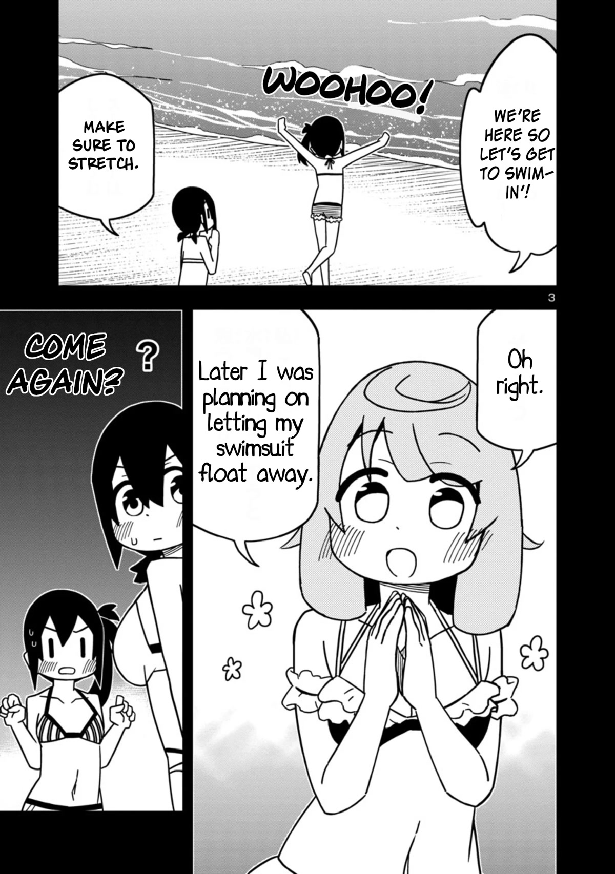 Kawaii Kouhai ni Iwasaretai Chapter 84 page 3 - Chapter 84: I want the ocean to sweep away my swimsuit.