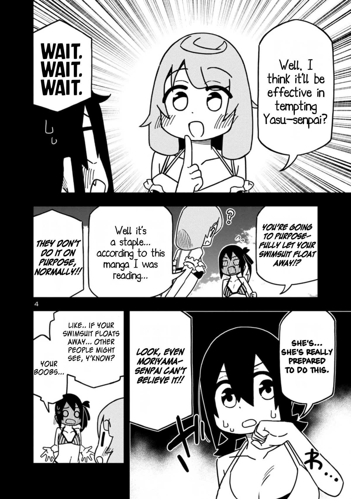 Kawaii Kouhai ni Iwasaretai Chapter 84 page 4 - Chapter 84: I want the ocean to sweep away my swimsuit.
