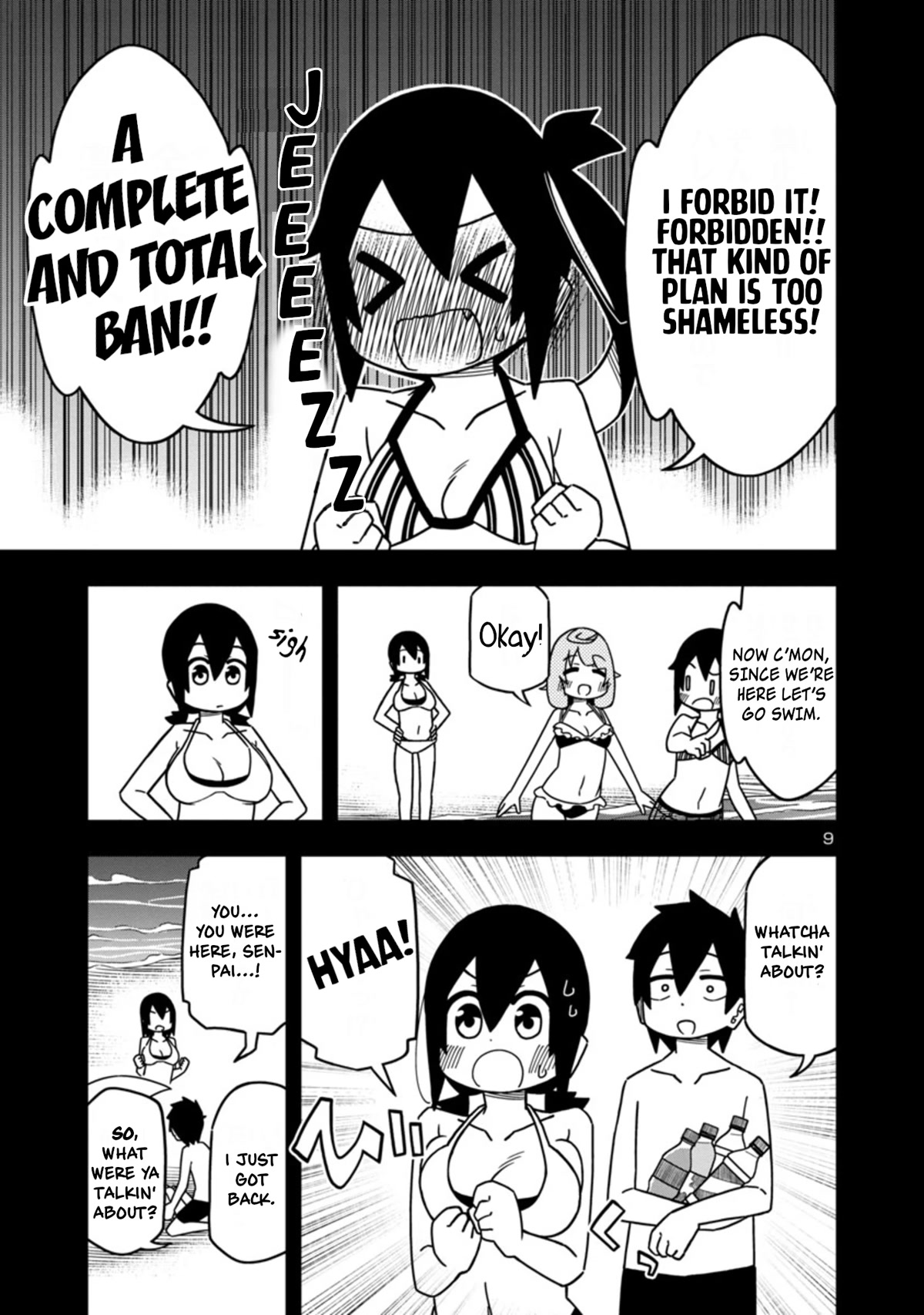 Kawaii Kouhai ni Iwasaretai Chapter 84 page 9 - Chapter 84: I want the ocean to sweep away my swimsuit.