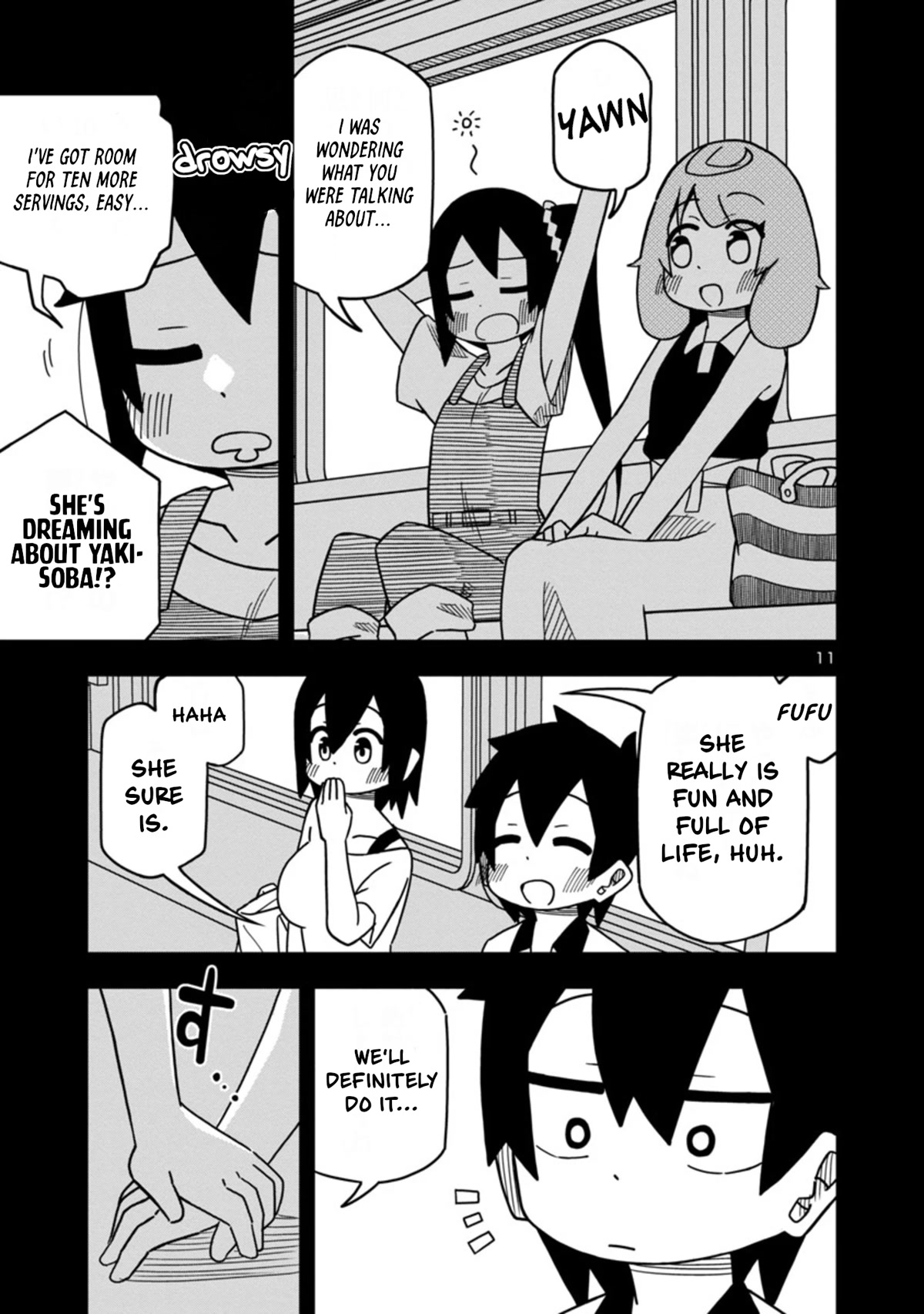 Kawaii Kouhai ni Iwasaretai Chapter 85 page 11 - Chapter 85: I want to sway on this train forever.