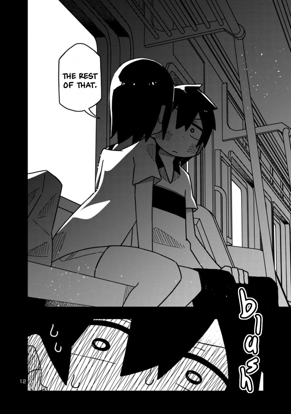 Kawaii Kouhai ni Iwasaretai Chapter 85 page 12 - Chapter 85: I want to sway on this train forever.