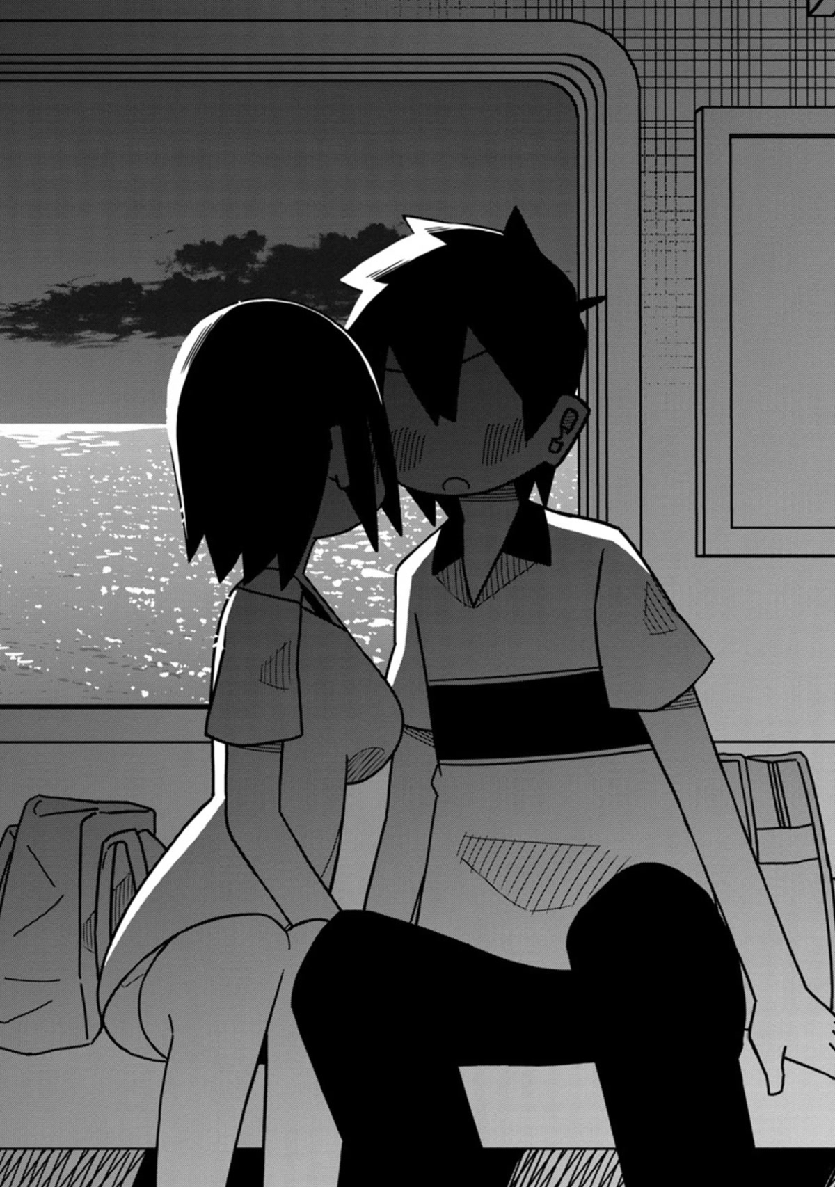 Kawaii Kouhai ni Iwasaretai Chapter 85 page 8 - Chapter 85: I want to sway on this train forever.