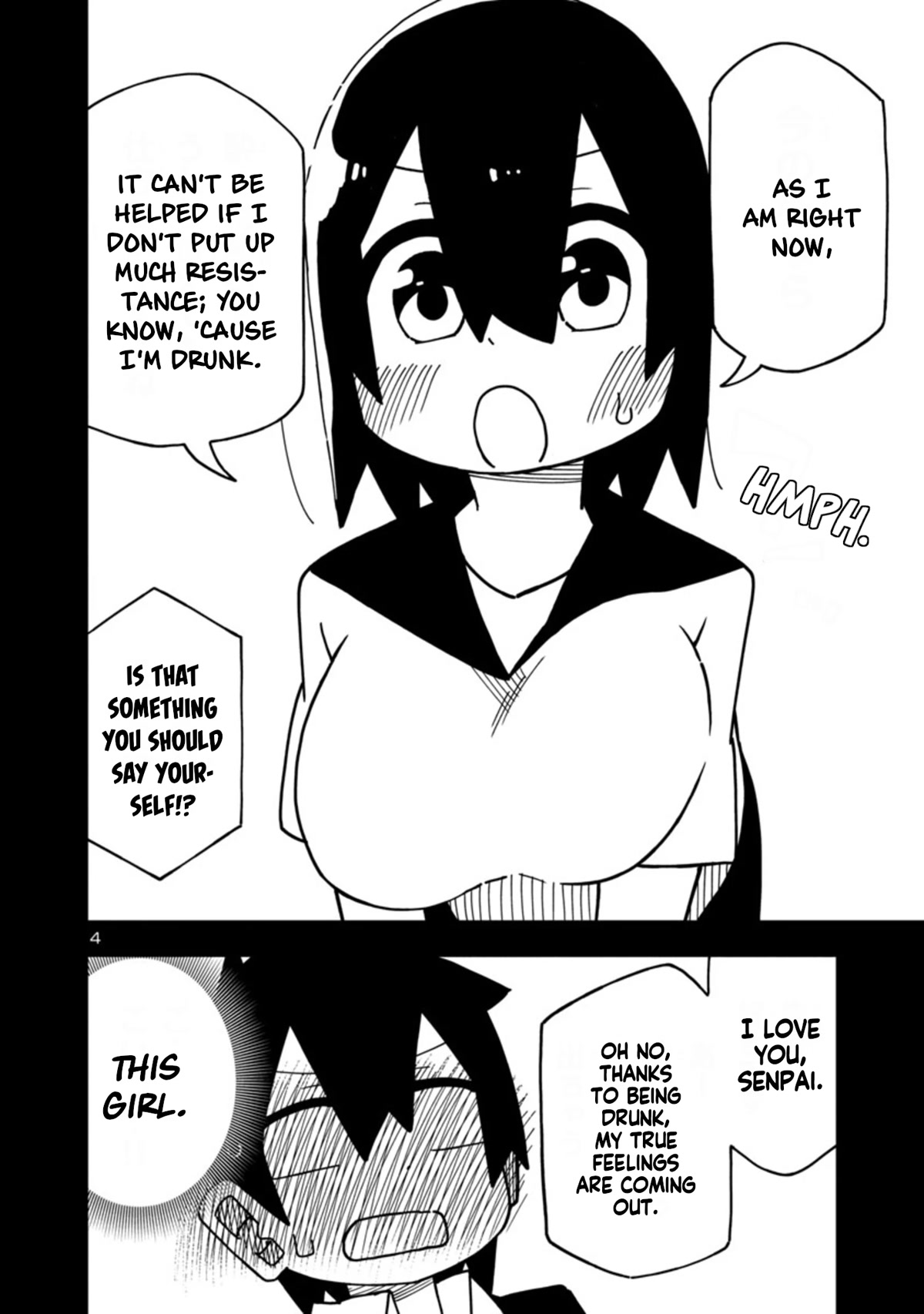 Kawaii Kouhai ni Iwasaretai Chapter 88 page 4 - Chapter 88: I want to blame it on the liquid courage.