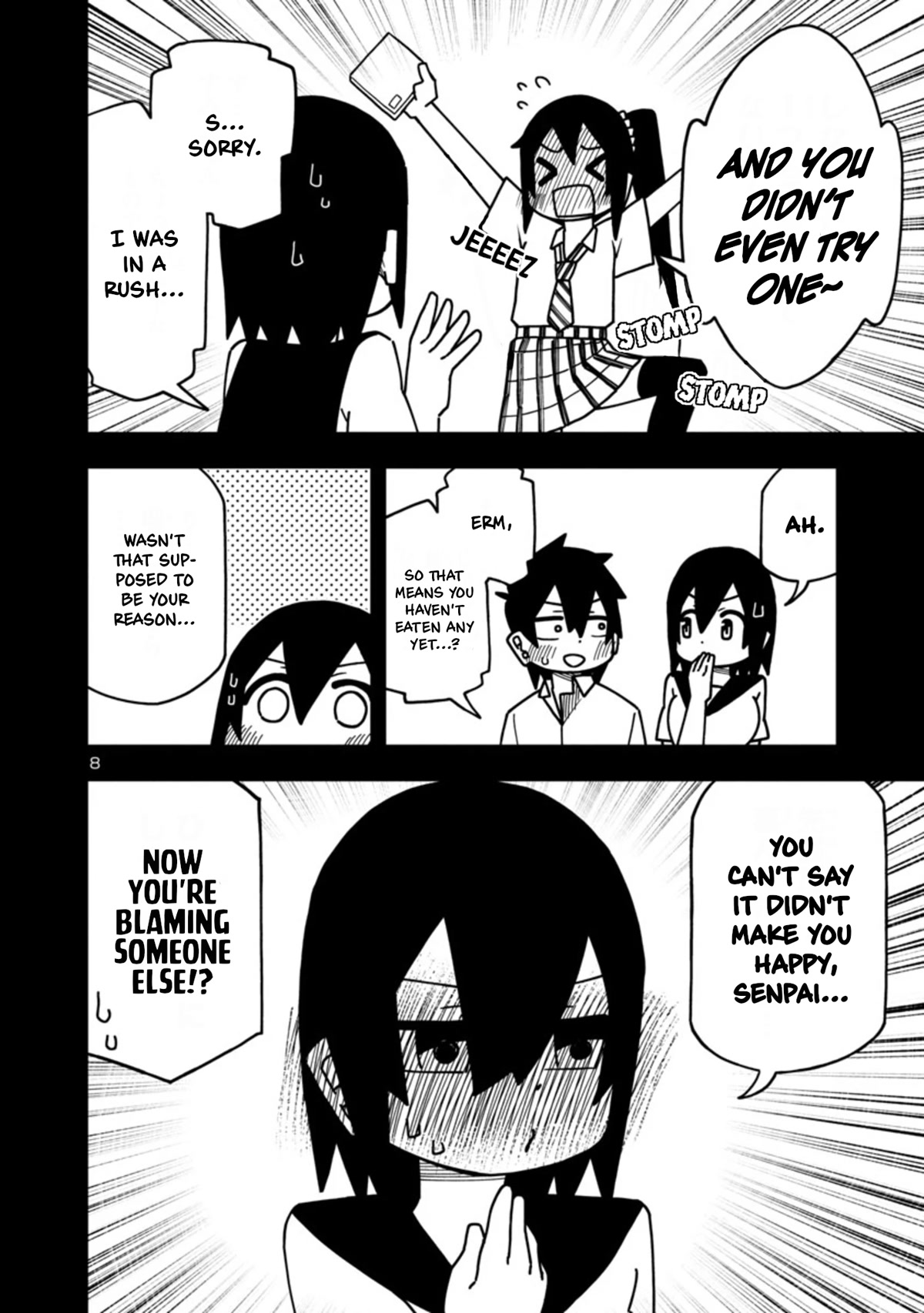Kawaii Kouhai ni Iwasaretai Chapter 88 page 8 - Chapter 88: I want to blame it on the liquid courage.