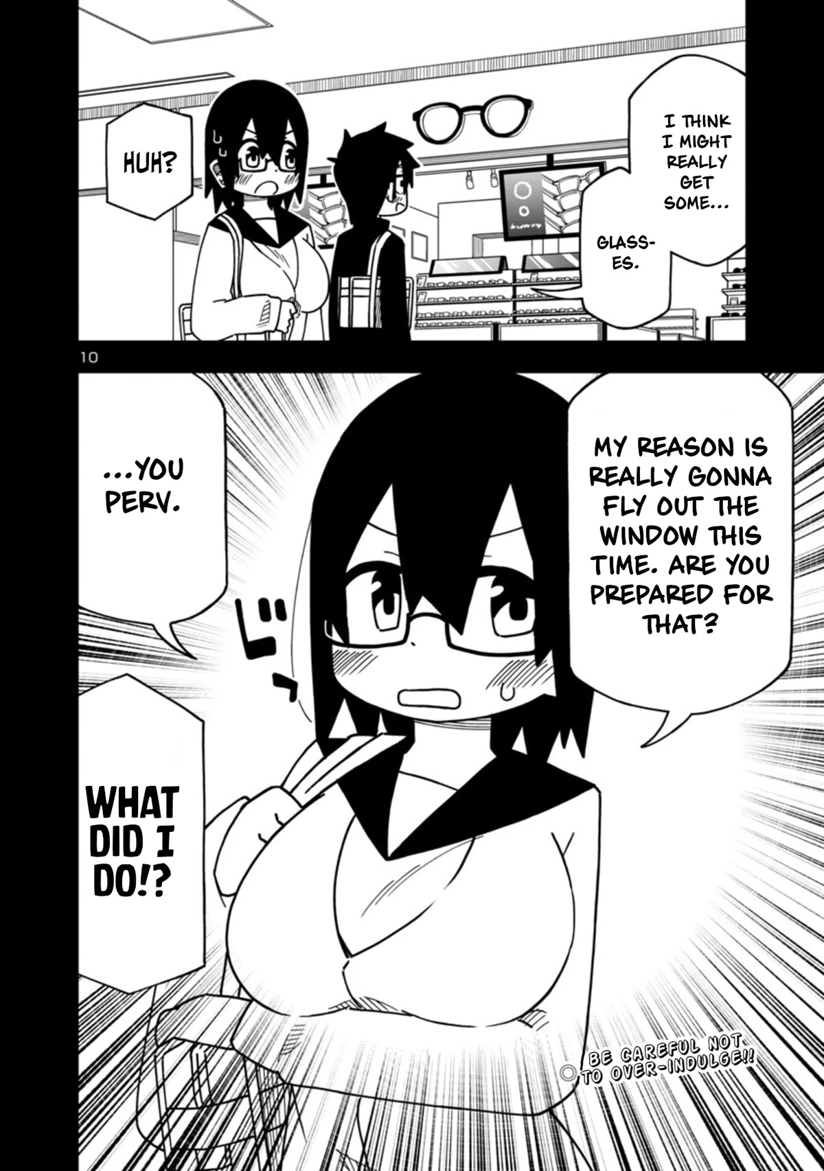 Kawaii Kouhai ni Iwasaretai Chapter 92 page 10 - Chapter 92: I want to go crazy over you wearing glasses.