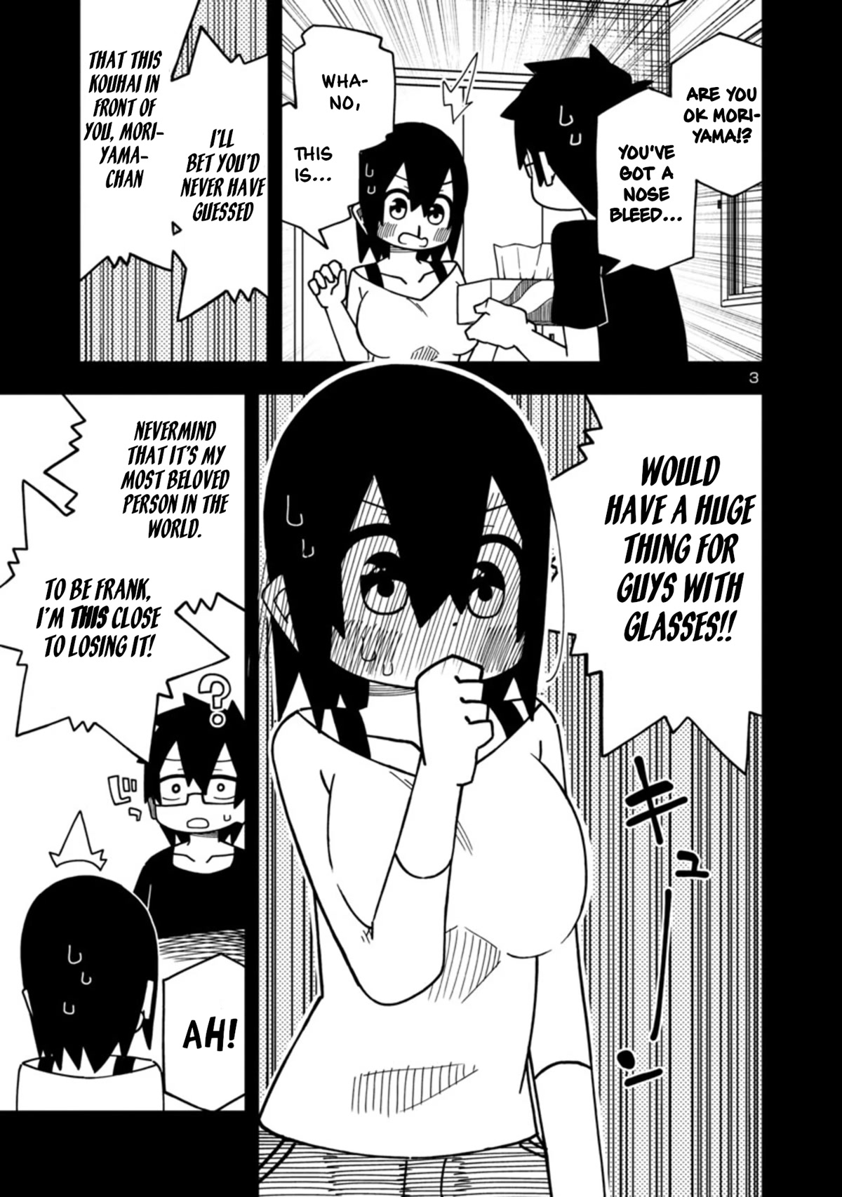 Kawaii Kouhai ni Iwasaretai Chapter 92 page 3 - Chapter 92: I want to go crazy over you wearing glasses.