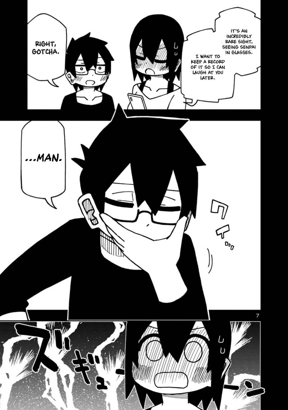 Kawaii Kouhai ni Iwasaretai Chapter 92 page 7 - Chapter 92: I want to go crazy over you wearing glasses.