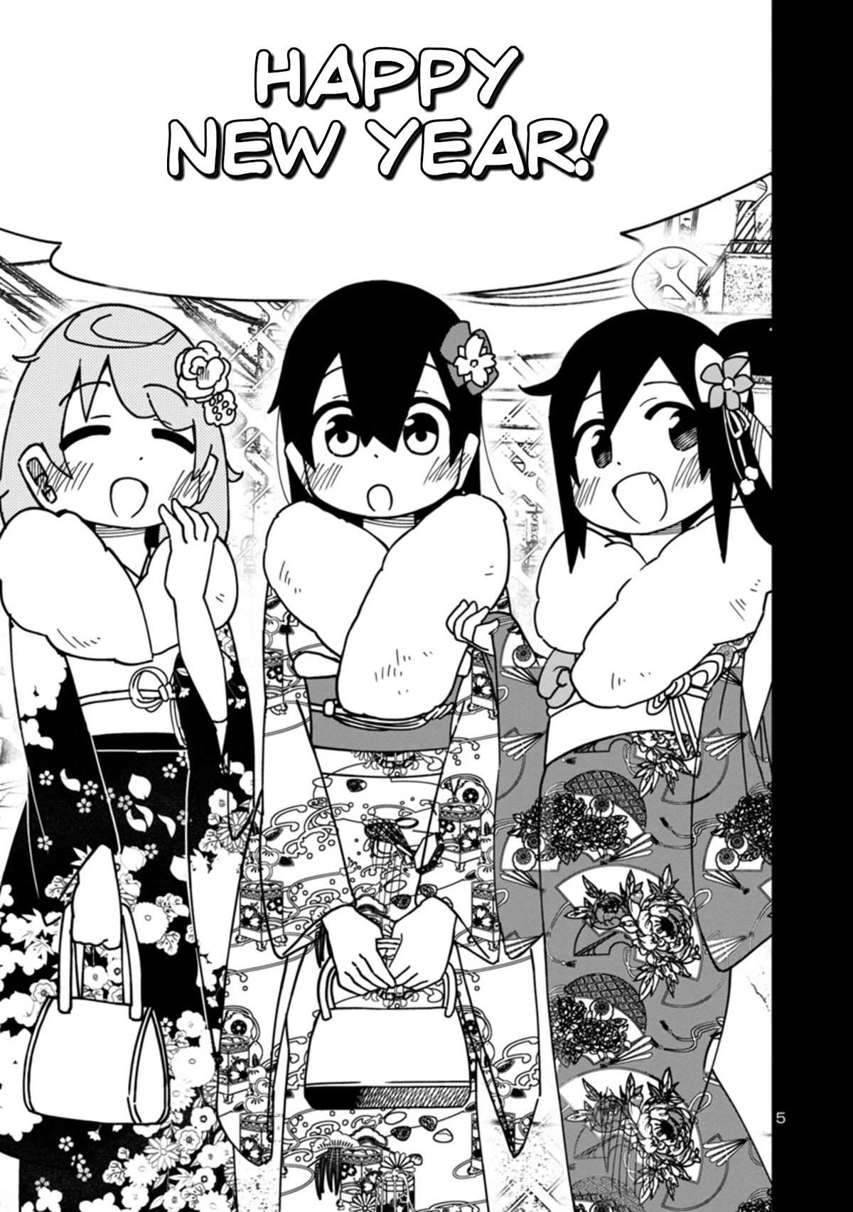 Kawaii Kouhai ni Iwasaretai Chapter 94 page 5 - Chapter 94: I want to celebrate the new year with everyone.