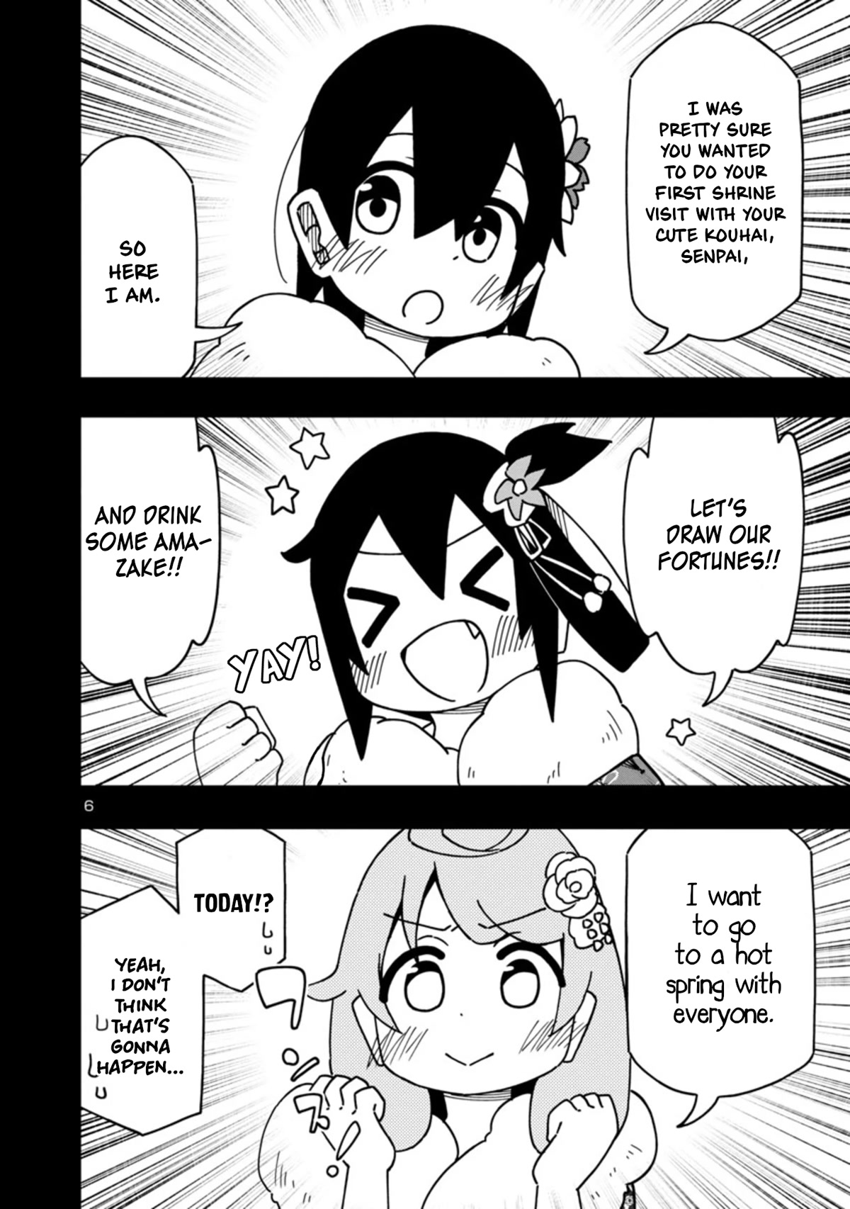 Kawaii Kouhai ni Iwasaretai Chapter 94 page 6 - Chapter 94: I want to celebrate the new year with everyone.